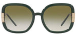 Tory Burch TY9063U Women's Sunglasses Solid Dark Green/Olive Gradient 56