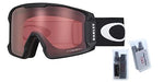 Oakley Line Miner L OO7070 Black w/Prizm Snow Rose Ski Goggles For Men For Women + BUNDLE with Designer iWear Eyewear Kit