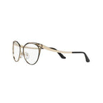 Bvlgari BV2186 Women's Eyeglasses Black/Pale Gold 53