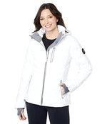 Obermeyer Women's Standard Cosima Down Jacket, White, 8