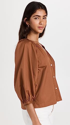 STAUD Women's New Dill Top, Tan, S
