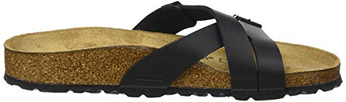 Birkenstock Women's Yao Balance BF Black 37 Sandal, Noir, 6