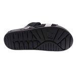 New Balance Women's 202 V2 Sandal, Black/White, 9