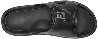 FootJoy Men's FJ Slide Previous Season Style Golf Shoes, Black, 12