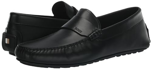 BOSS Smooth Leather Slip On Drivers