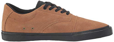 Emerica Men's Provider Skate Shoe, Tan/Black, 9.5 Medium US