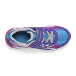 Saucony Flash Alternative Closure 3.0 Sneaker, Teal/Purple/Chrome, 13 US Unisex Little Kid