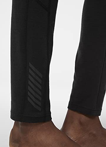 Helly-Hansen Womens LIFA Merino Lightweight Base Layer Pant, 990 Black, Medium