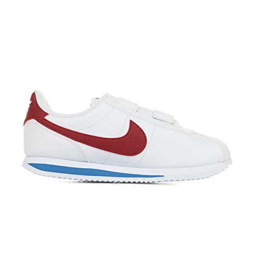 Nike Boy's Cortez Basic SL (Little Kid) White/Varsity Red/Varsity Royal/Black 13.5 Little Kid M