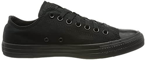 Converse Unisex Chuck Taylor All Star OX Sneaker (5 Men 7 Women, Black Monochrome)
