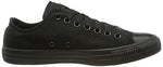 Converse Unisex Chuck Taylor All Star OX Sneaker (5 Men 7 Women, Black Monochrome)