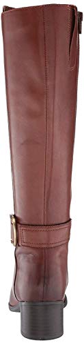Naturalizer Womens Kelso Wide Calf Leather Knee-High Boots Tan 5.5 Medium (B,M)