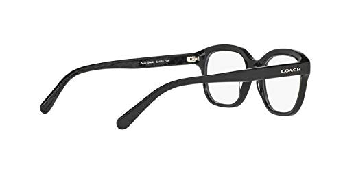COACH HC6094-5420 Eyeglasses, Black Frame 54mm w/Clear Demo Lens