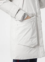 Helly-Hansen Womens RWB Down Parka, 823 Nimbus Cloud, X-Small