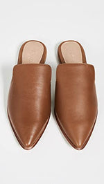 Madewell The Gemma Mule in Leather English Saddle 7.5 M