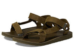 Teva Men's Original Universal Full Grain Sandal, Dark Olive, 11