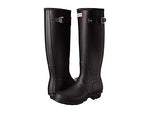 HUNTER womens Wellington Boots 11 Black (Matte)