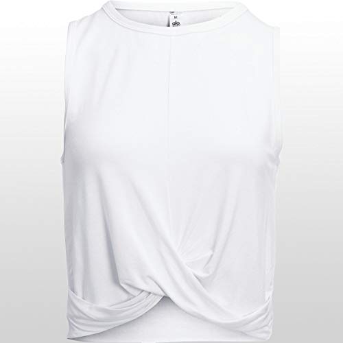 Alo Yoga Women's Cover Tank, White, S