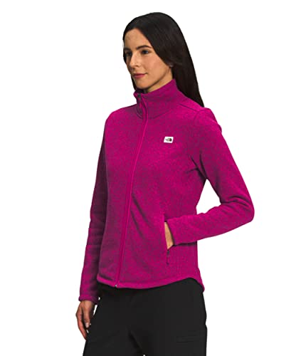 The North Face Women's Crescent Full Zip, Fuschia Pink Heather, Medium