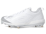 New Balance Women's FuelCell Fuse V3 Metal Softball Shoe, White/White, 13