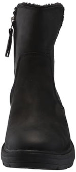 Timberland Women's Brimfield Mid Warm Lined Boot, Black Full Grain, 10 Wide