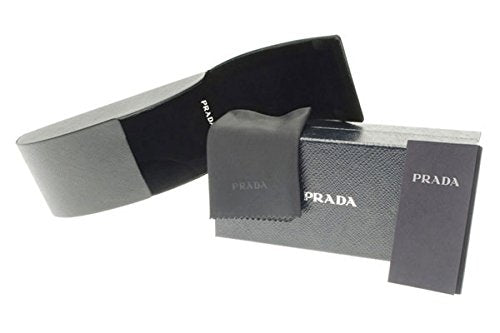 Prada 0PR 04VS Black/Gradient Light Brown/Mirror Gold One Size