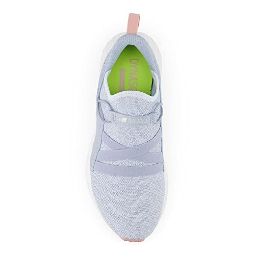 New Balance Women's DynaSoft Beaya V2 Slip-On Running Shoe, Ice Blue/Light Arctic Grey/Pink Moon, 5.5