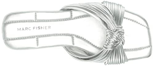 Marc Fisher Women's Laury Sandal, Silver 040, 6.5