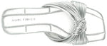 Marc Fisher Women's Laury Sandal, Silver 040, 6.5