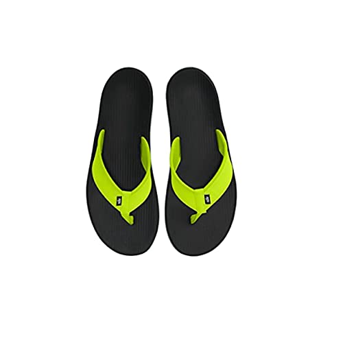Nike Men's Kepa Kai Thong Black/White/Volt Men's Flip Flops Size 14