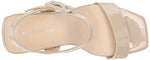 Marc Fisher Women's LUKEY Wedge Sandal, Malted Milk 150, 5.5