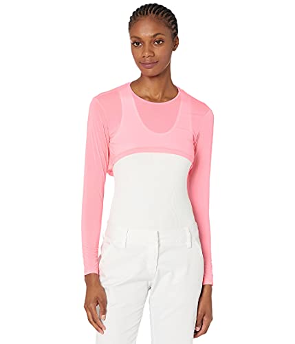 Jamie Sadock Sunsense® 35 SPF Lightweight Long Sleeve Crew Neck Crop Layering Top Venus XS One Size