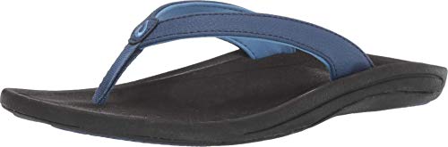 OLUKAI Women's Kulapa Kai Sandals, Navy/Black, 9