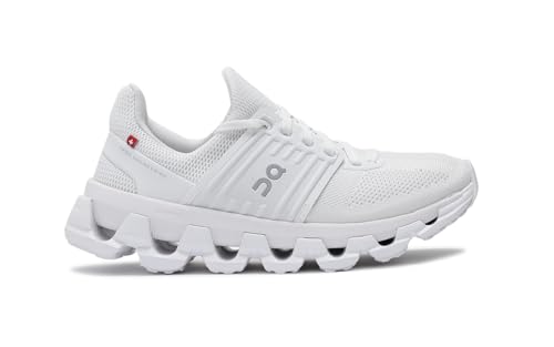 On Women's Cloudswift 3 AD Sneakers, Undyed-White | White, 9 Medium US