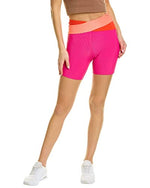 Beach Riot Cora Bike Shorts Magenta Coral XS