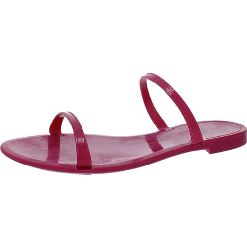 Stuart Weitzman Womens Sawyer Slide Magenta 9 B