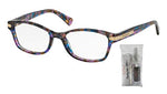 Coach HC6065 5288 49 MM Confetti Purple Rectangle Eyeglasses For Women+ BUNDLE With Designer iWear Eyewear Kit