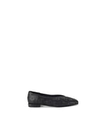 Frye Women's Claire Woven Flat, Black - 8.5M
