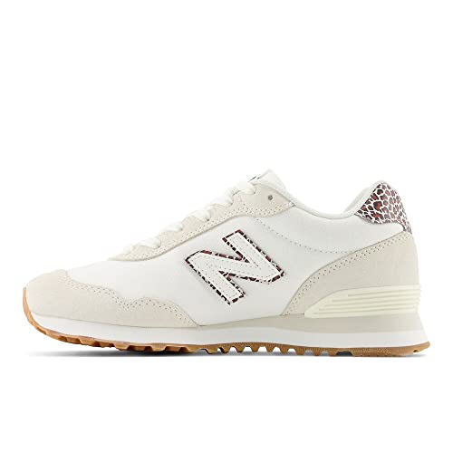 New Balance Women's 515 V3 Sneaker, Sea Salt/Mahogany, 6.5