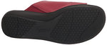 Trotters Women's Flat Sandals, Dark Red, 9.5 Wide