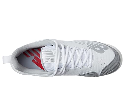 New Balance Women's FuelCell Fuse V3 Metal Softball Shoe, White/White, 13