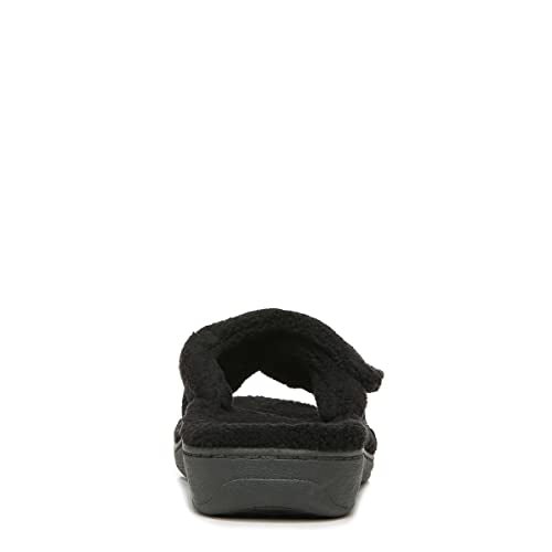Vionic Women's Relax Slipper, Black, 9 M