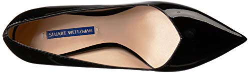 Stuart Weitzman Anny 70mm Pointy Toe Pump Black Patent 9.5 M