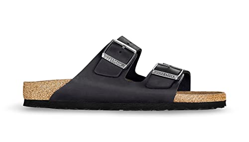 Birkenstock Women's Arizona Birko-Flo Black Sandals - 7-7.5 2A(N) US Women
