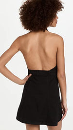 Free People Women's Sami Mini Dress, Washed Black, XS