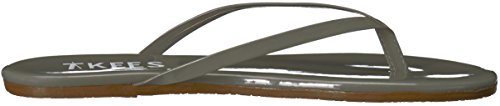 TKEES Women's Glosses Flip Flop, Sweet Smoke, 9 B US