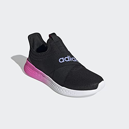 adidas Women's Puremotion Adapt Running Shoe, Core Black/Light Purple/Screaming Pink, 7.5 M US