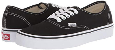 Vans Authentic, Black/White, Size 12
