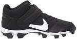 Nike Men's Alpha Huarache Varsity Keystone Mid Molded Baseball Cleat Black/White Size 11.5 M US