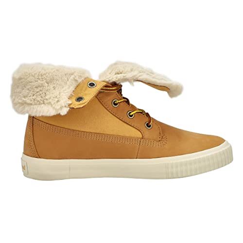 Timberland Skyla Bay Fleece Fold-Down Wheat Nubuck 7 B (M)